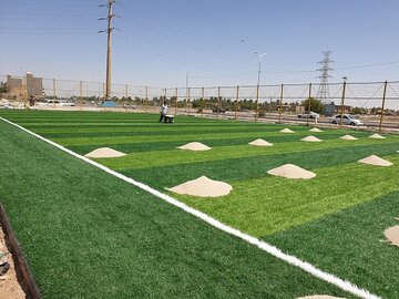 دو زمین چمن مصنوعی در مهرگان احداث می شود دو زمین چمن مصنوعی در مهرگان احداث می شود