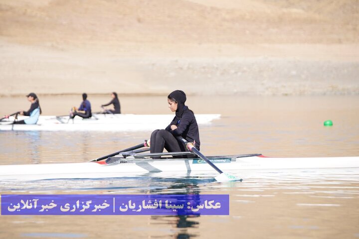 هفتمین المپیاد استعدادهای برتر ورزش کشور در رشته روئینگ دختران از نگاه دوربین
