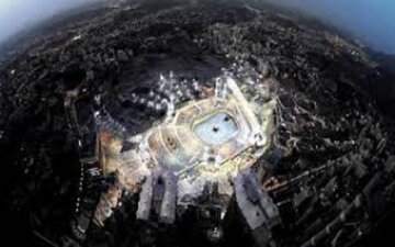 رو به قبله بودن و کرویت زمین