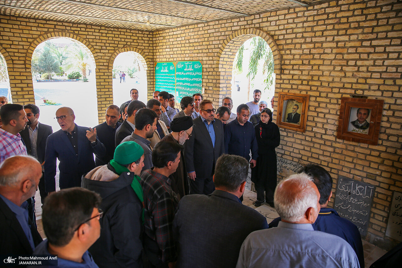 سید محمد خاتمی بر مزار پدر + تصاویر 5
