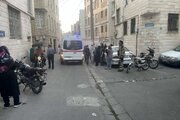 ببینید | انفجار در یک ساختمان مسکونی در خیابان پیروزی