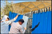 آغاز عملیات برداشت سازه‌های کارگاهی حریم مجموعه تئاتر شهر