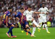 عکس| لحظه‌ای که سوپرگل امباپه در الکلاسیکو سوخت