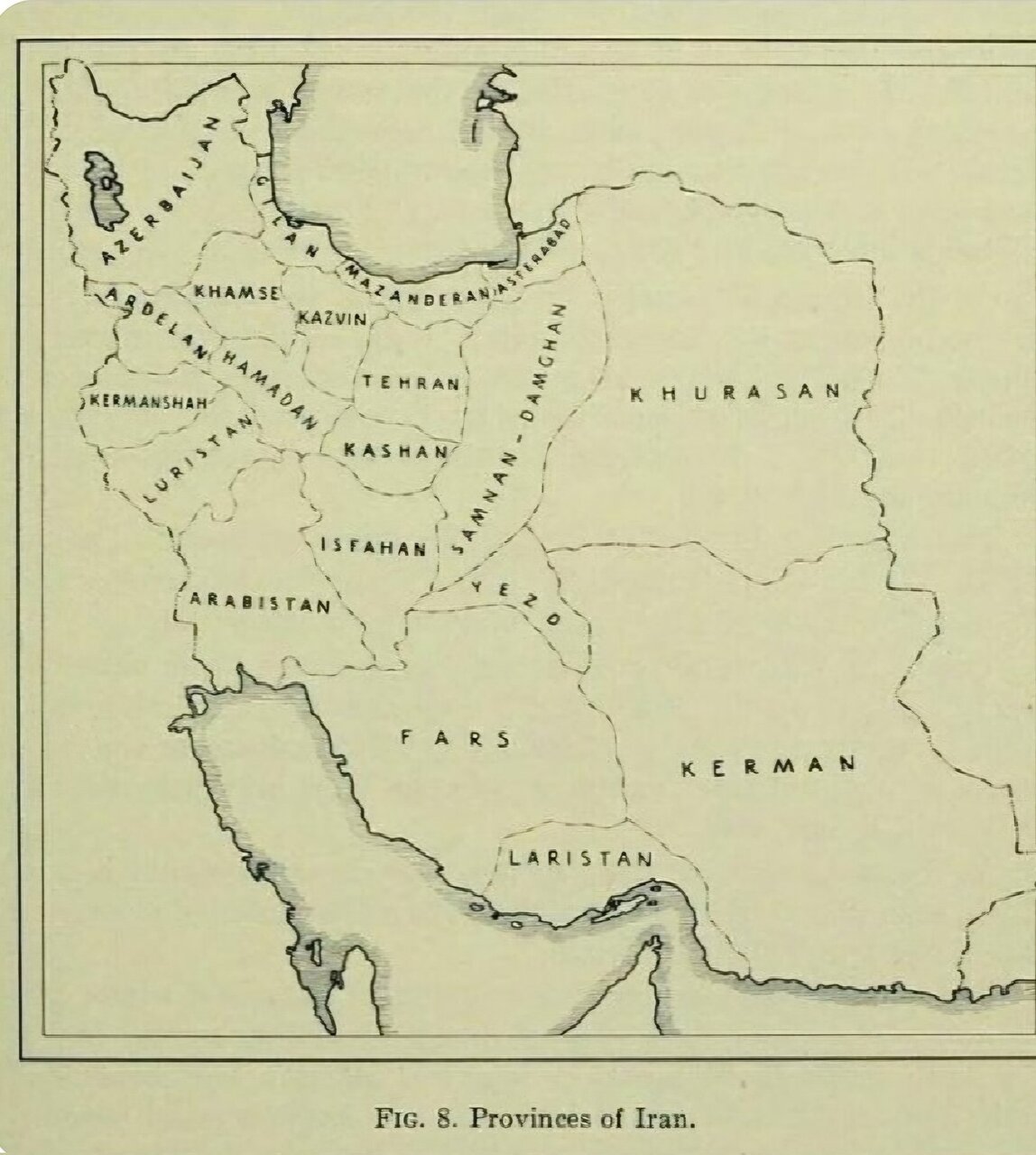 عکس/ تقسیمات کشوری ایران در دوره قاجاریه
