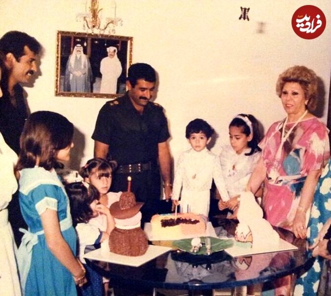 عکس/ ساجده، همسر اول صدام در جشن تولد نوه‌اش؛ سال ۱۳۶۵
