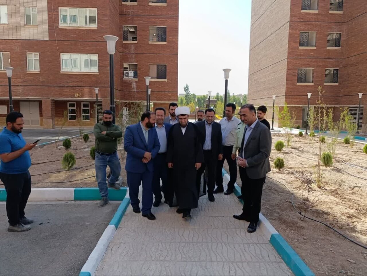 دادستان عمومی و انقلاب استان قم به بررسی پروژه‌های نهضت ملی مسکن در پردیسان پرداخت.