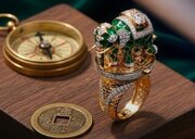 عکس | رونمایی از ساعت حلقه‌ای مجلل جیپور؛ تجسمی از میراث سلطنتی هند در قالب جواهر