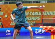 ببینید | نابغه تنیس روی میز ایران تاریخ‌ساز شد