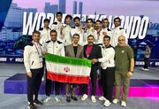 نایب قهرمانی مردان تکواندوی ایران در جهان