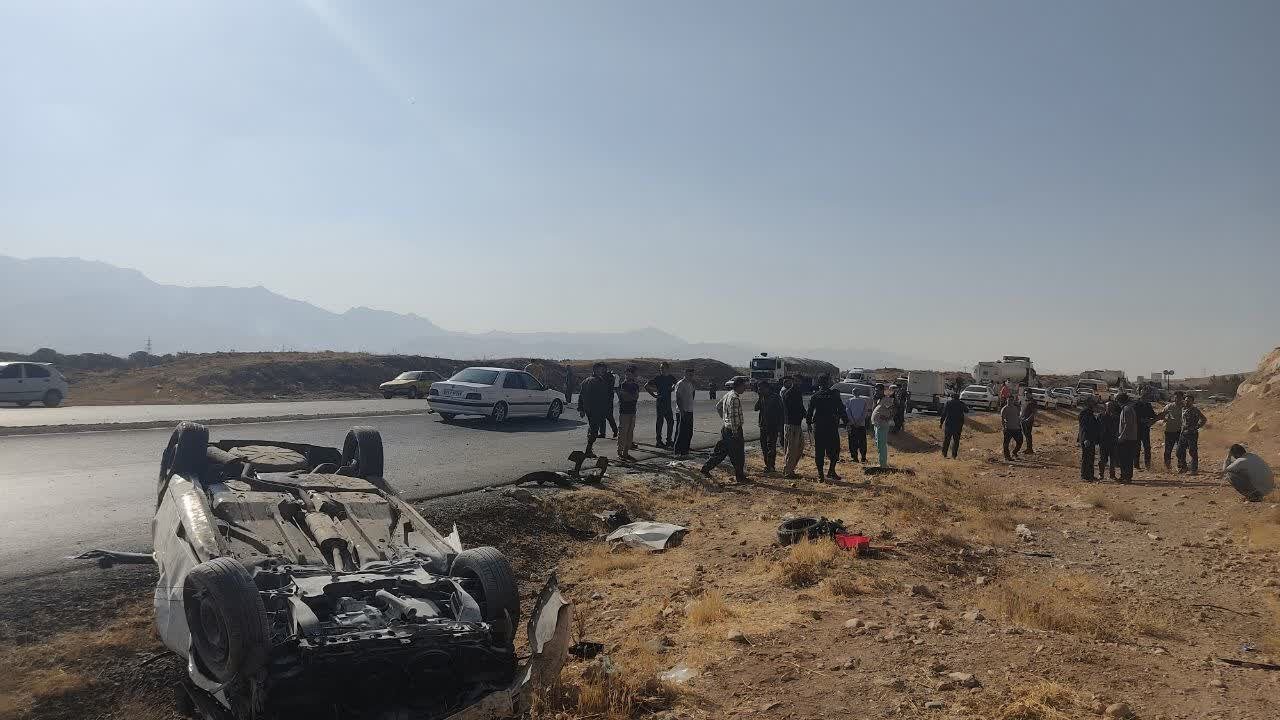 شاخ‌به‌شاخ شدن دنا و پژو پارس با ۵ فوتی/ عکس