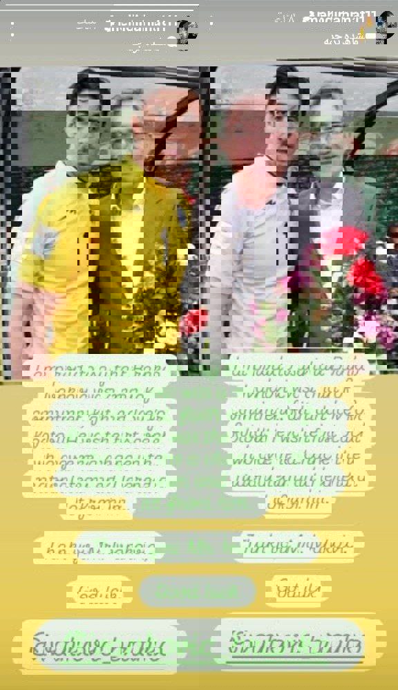 عکس | استوری احساسی سید برای برانکو 2