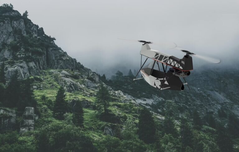 هلیکوپتر شخصی که در صندوق عقب خودرو جا می‌شود!