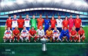 عکس| تیم منتخب سال ۲۰۲۵ فیفا