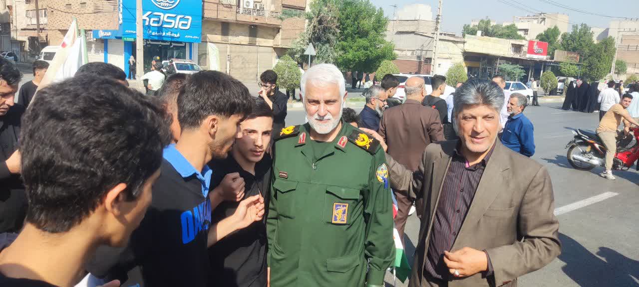 همگامی مردم و مسئولان خوزستان در یومالله ۱۳ آبان؛ تجدید میثاق با آرمانهای انقلاب