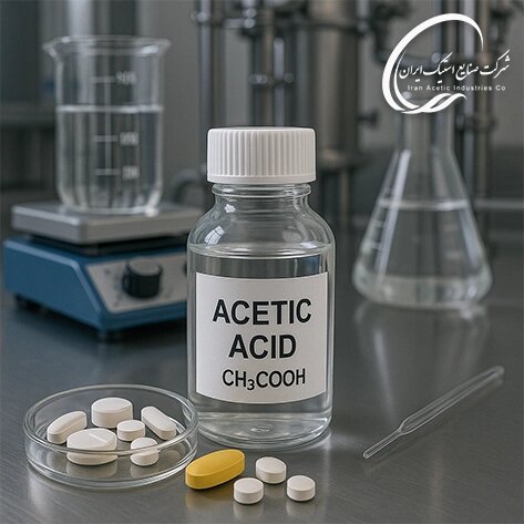 چرا اسید استیک به عنوان حلال دارویی انتخاب می شود؟ شکل دو