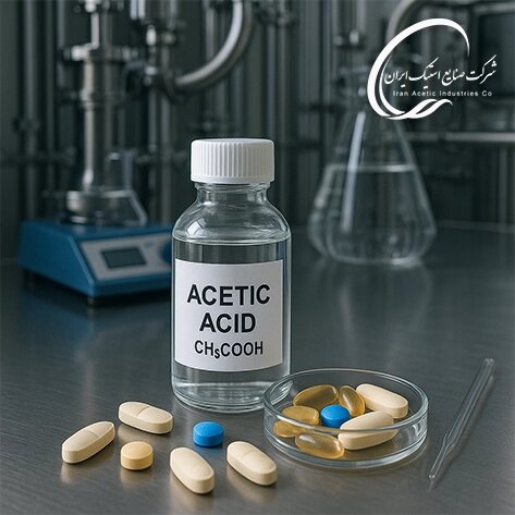 چرا اسید استیک به عنوان حلال دارویی انتخاب می شود؟ شکل یک