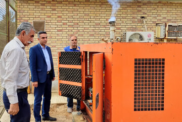 تست عملکرد دیزل ژنراتور در مخابرات شهرستان شاهرود همزمان با پدافند غیرعامل