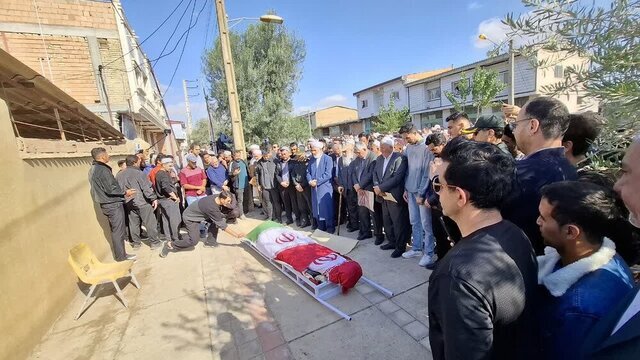 عکس| تشییع پیکر صابر کاظمی در زادگاهش آققلا