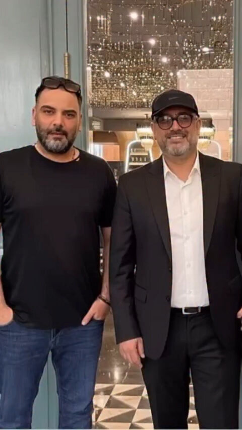 عکس | تبریک تولد احسان علیخانی به روش رضا رشیدپور!