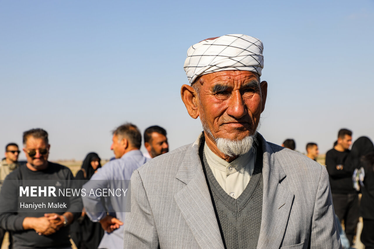 تصاویر مراسم خاکسپاری صابر کاظمی در زادگاهش