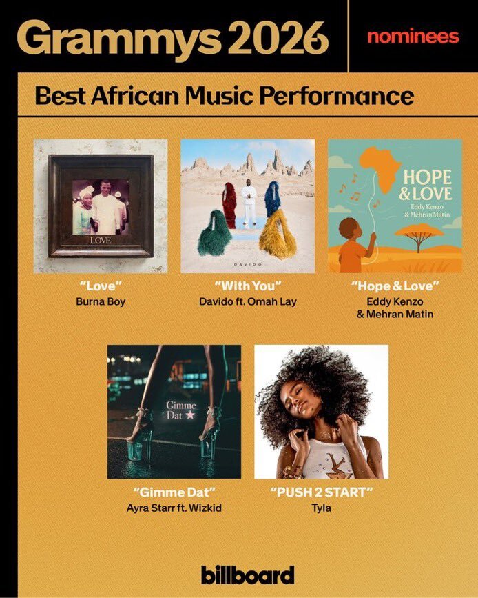 یک ایرانی نامزد دریافت بهترین اجرای موسیقی آفریقا در گِرَمی شد