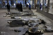 نمایش لاشه پهپادهای «هرون» و «هرمس» اسرائیل در نمایشگاه هوافضای سپاه/ تصاویر تجهیزات پیشرفته ارتش صهیونیستی در جنگ 12 روزه