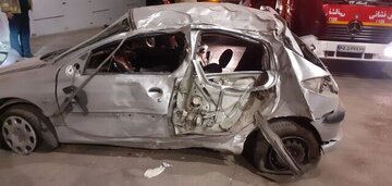 مرگ تلخ راننده 206 در این اتوبان تهران