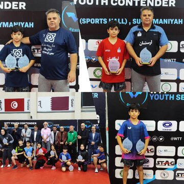  درخشش نابغه لرستانی در رقابت‌های جهانی تنیس روی میز  کانتندر