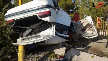 چپ کردن سارقان هنگام فرار از دست پلیس / راننده جان باخت