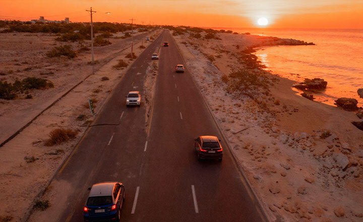 رانندگی در کیش مطابق قوانین