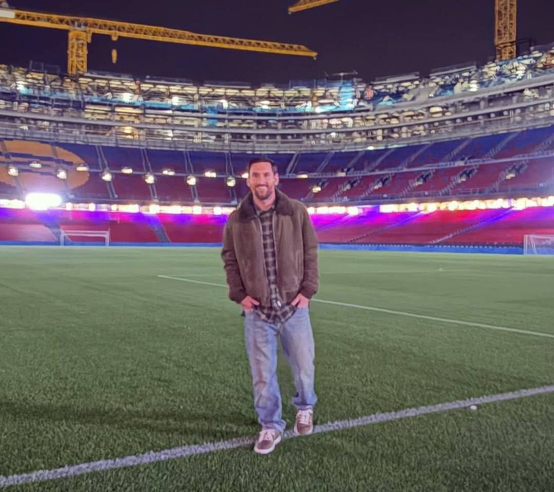 عکس| بازگشت مخفیانه لیونل مسی به کمپنو