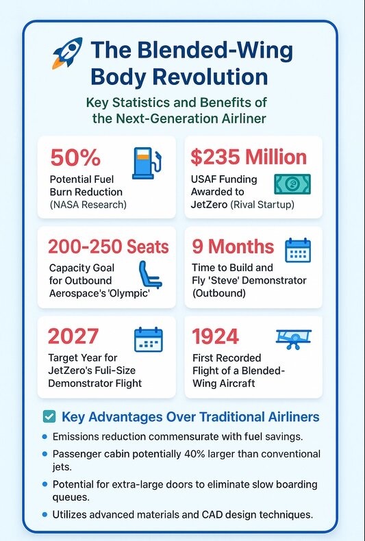 رونمایی از هواپیمای بدنه یکپارچه با ۵۰% سوخت کمتر و ساخت ۹ ماهه! رونمایی از هواپیمای بدنه یکپارچه با ۵۰% سوخت کمتر و ساخت ۹ ماهه!
