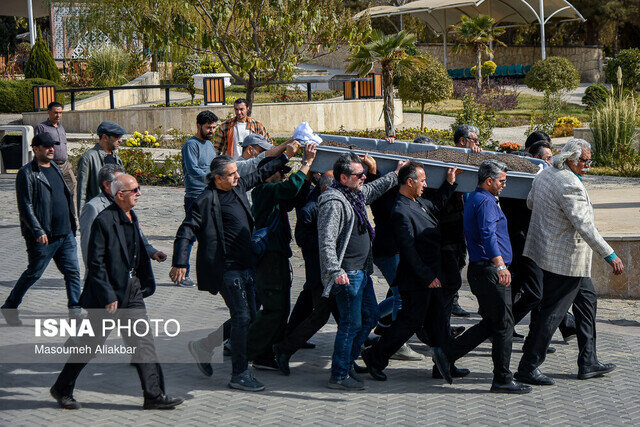 گزارش تصویری| جای خالی هنرمندان در بدرقه همایون ارشادی