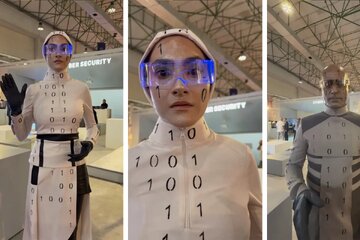 ربات انسان‌نما یا انسان ربات‌نما!/ طنز تلخ شبه‌ربات‌ها در کیش خبرساز شد