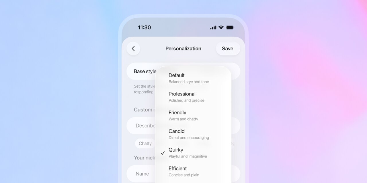 ChatGPT بالاخره احساساتی شد/ مدل جدید GPT-۵.۱ حالا صمیمی و باهوش شده