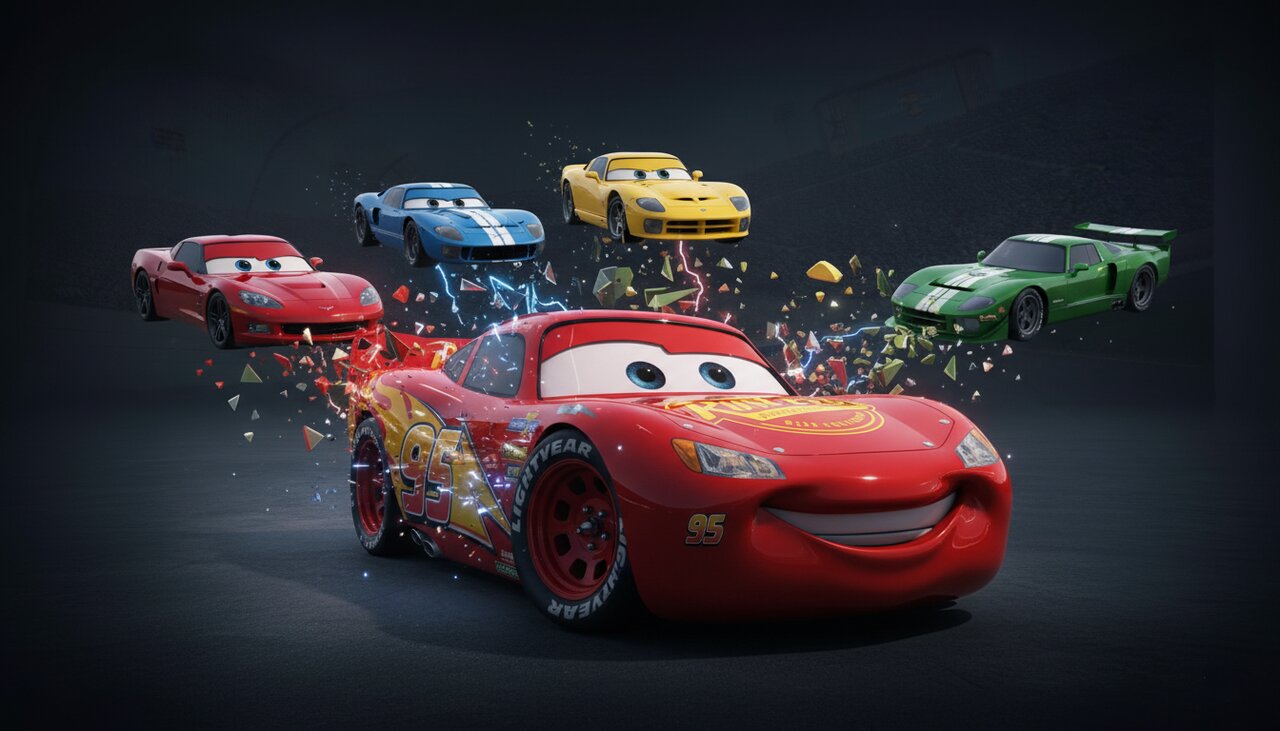 «لایتنینگ مککوئین» کارتونی، دقیقا چه خودرویی است؟