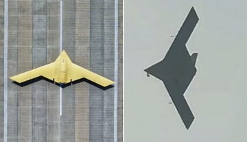 بمب‌افکن بدون سرنشین پرواز کرد / آغاز نبردی جدید در آسمان‌