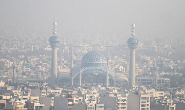 تداوم آلودگی هوای اصفهان/شاخص به ۱۶۲ رسید