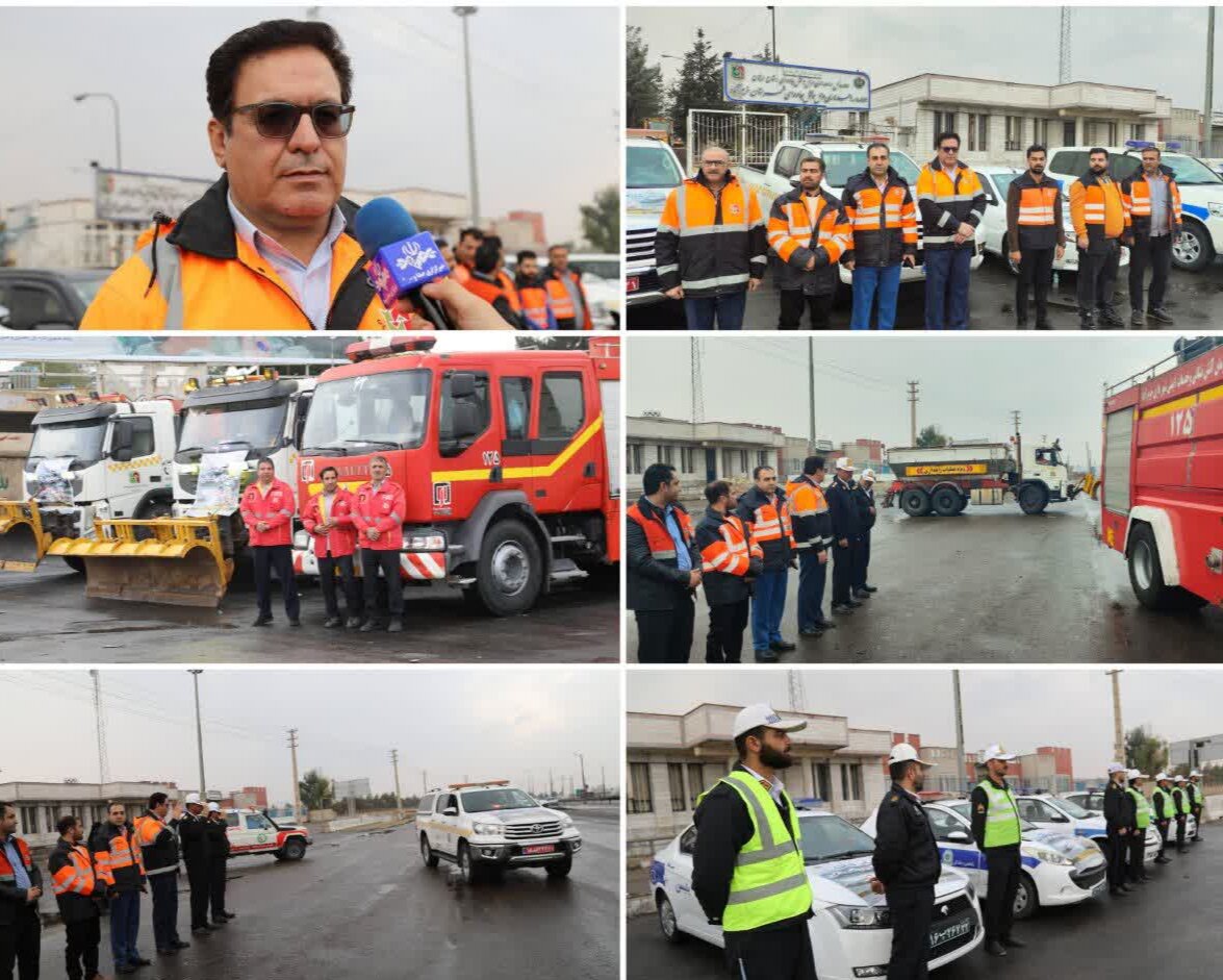 مانور روز بی تصادف در جاده های لرستان برگزار شد