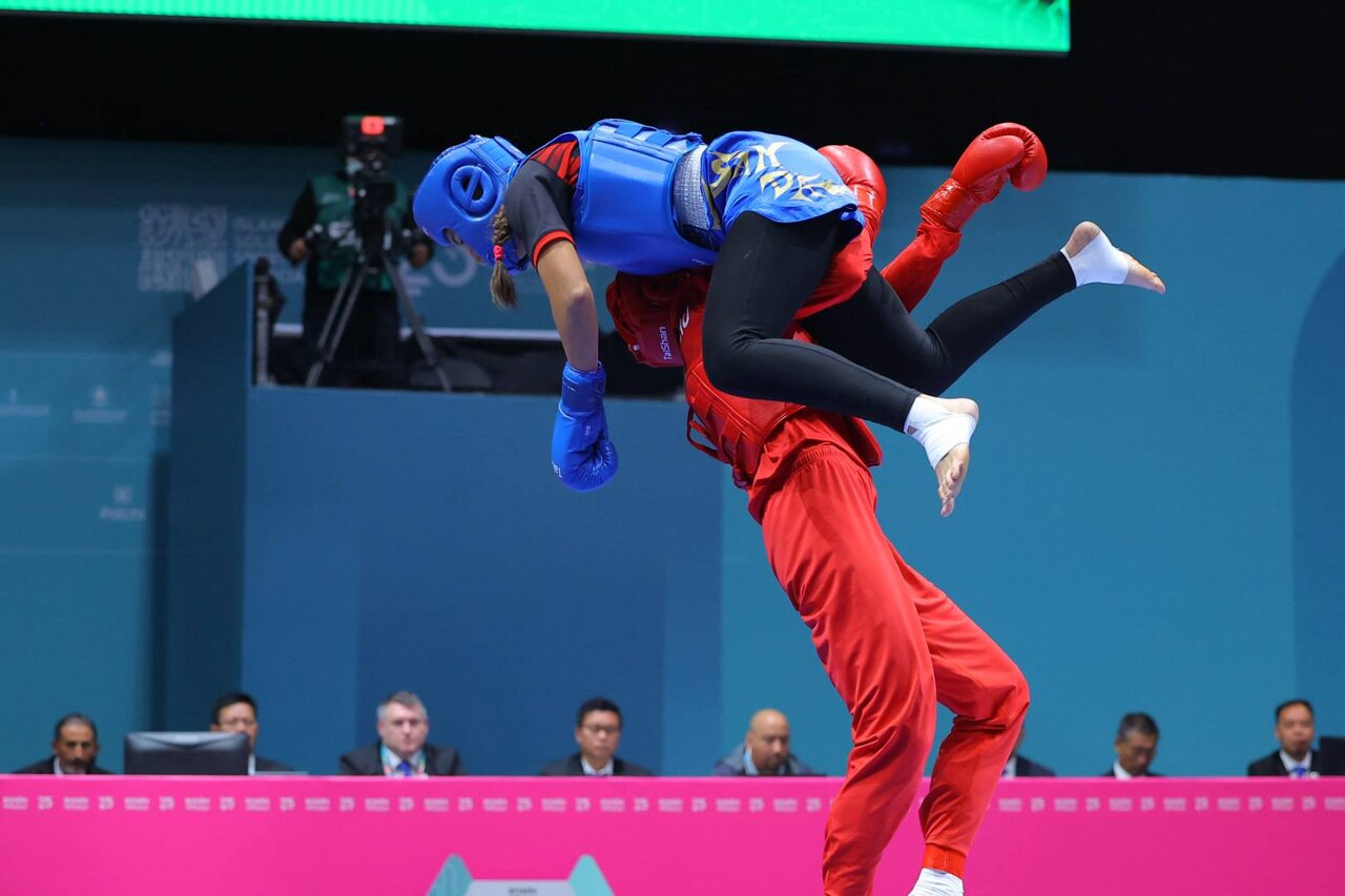 عکس| فن درخت‌کن دختر ایرانی در بازی‌های کشورهای اسلامی