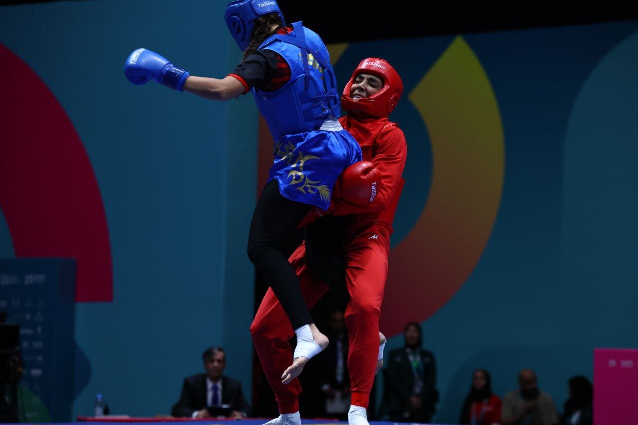 عکس| فن درخت‌کن دختر ایرانی در بازی‌های کشورهای اسلامی