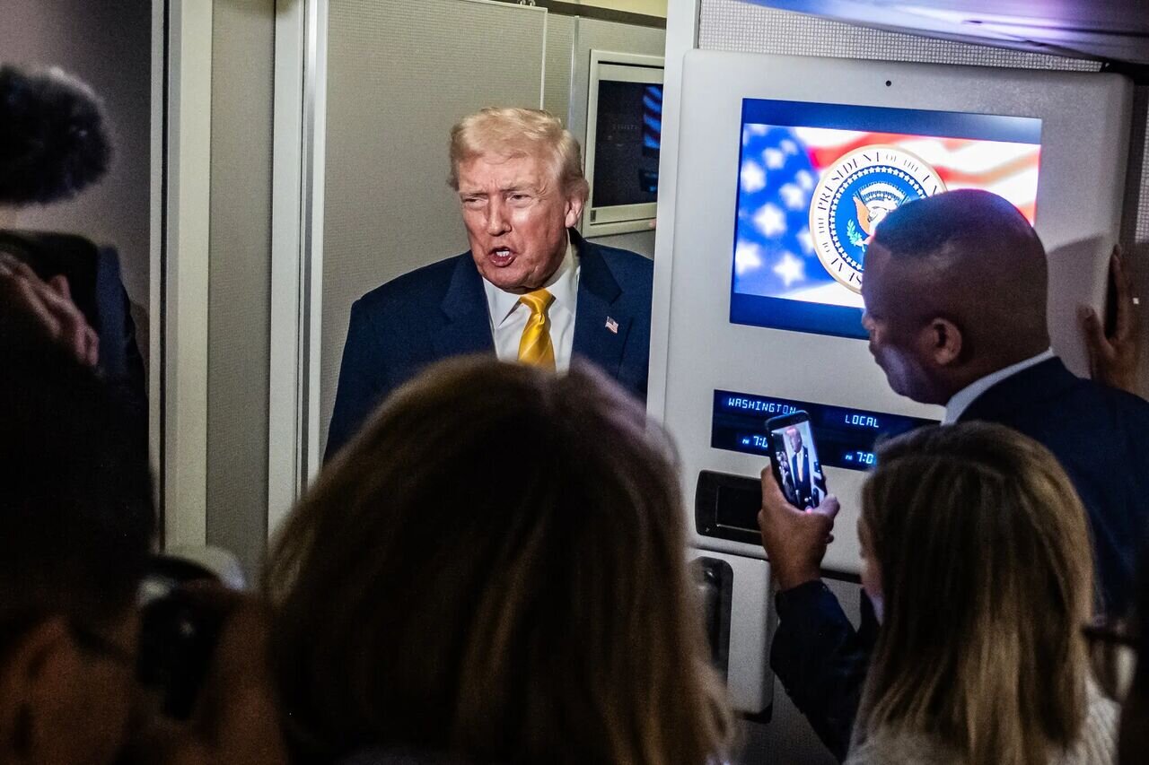 ببینید | درگیری ترامپ با یک خبرنگار؛ تو بدترین آدمی!