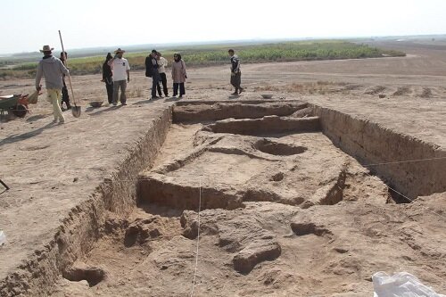 آغاز فصل تازه کاوش‌ها در تپه ابراهیم‌آباد آبیک/ کشف ۸ اسکلت از دوران نوسنگی