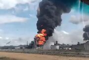 ببینید | انفجار و حریق در تاسیسات نفتی ونزوئلا
