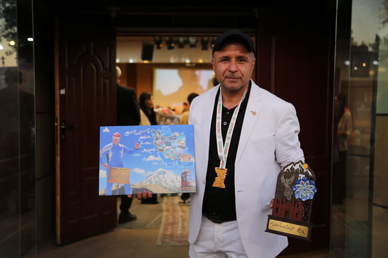 سمنان در اوج افتخار؛ تجلیل ملی از فاتحان ۳۱ قله کشور در همایش سیمرغ