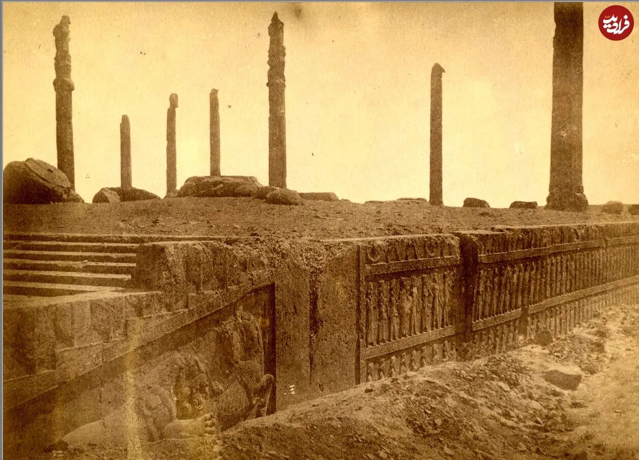 عکس دیده نشده از تخت‌جمشید در دوران قاجار