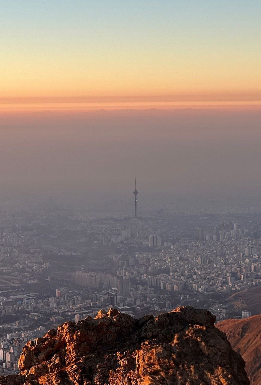 تصویری آخرالزمانی از صبح یکشنبه در تهران 2