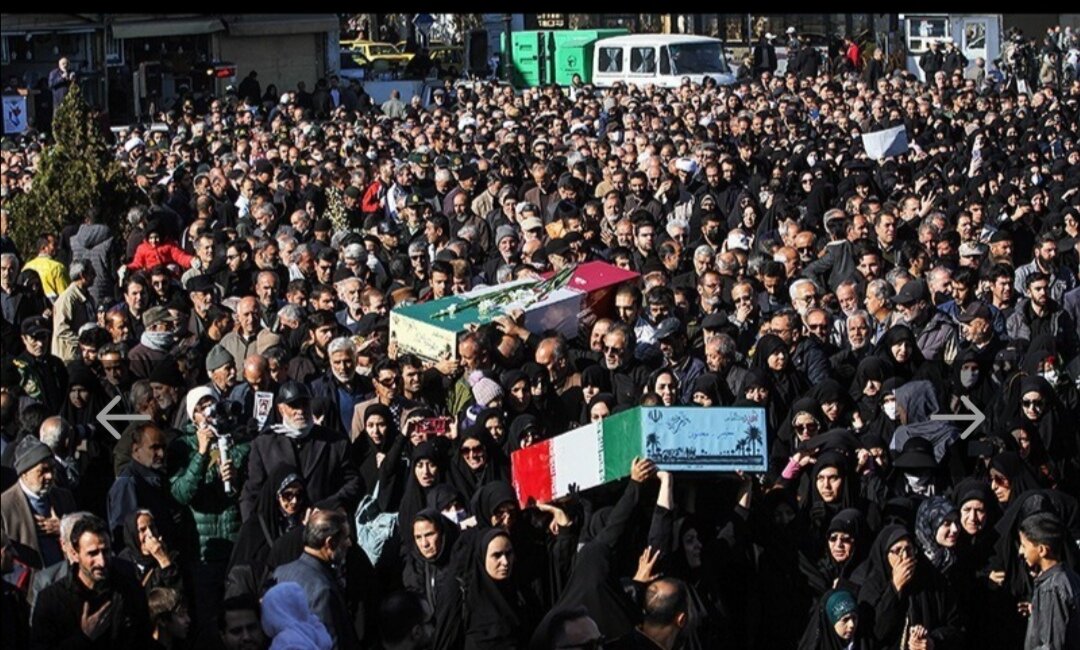 پیکر مطهر شهدای گمنام در همدان تشییع شد