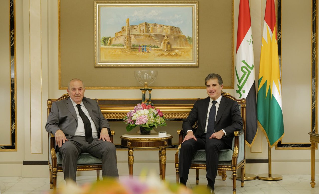 گفتوگوی «نیچیروان بارزانی» و دکتر «ایاد علاوی» درباره تشکیل دولت آینده عراق فدرال