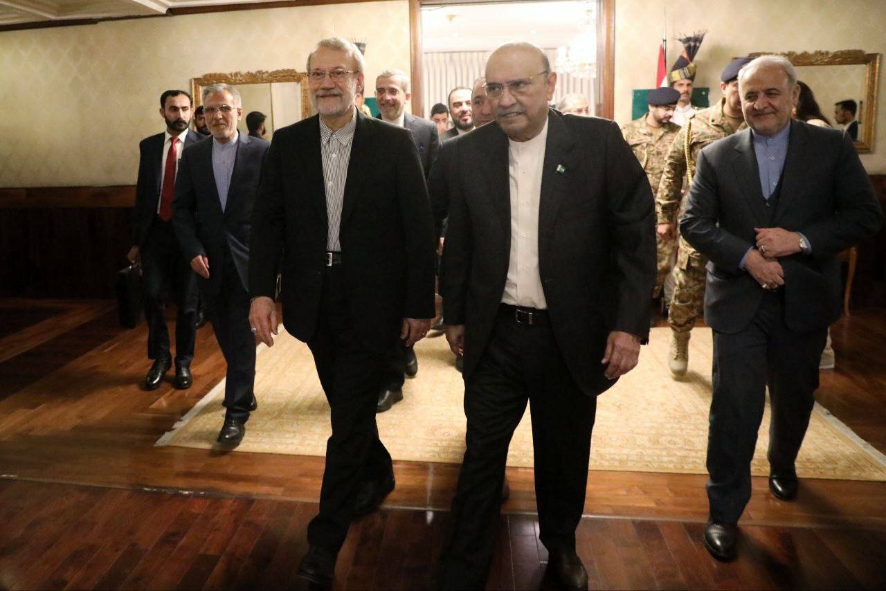 تصاویر خاص از دیدار لاریجانی با رئیس‌جمهور پاکستان + عکس 5